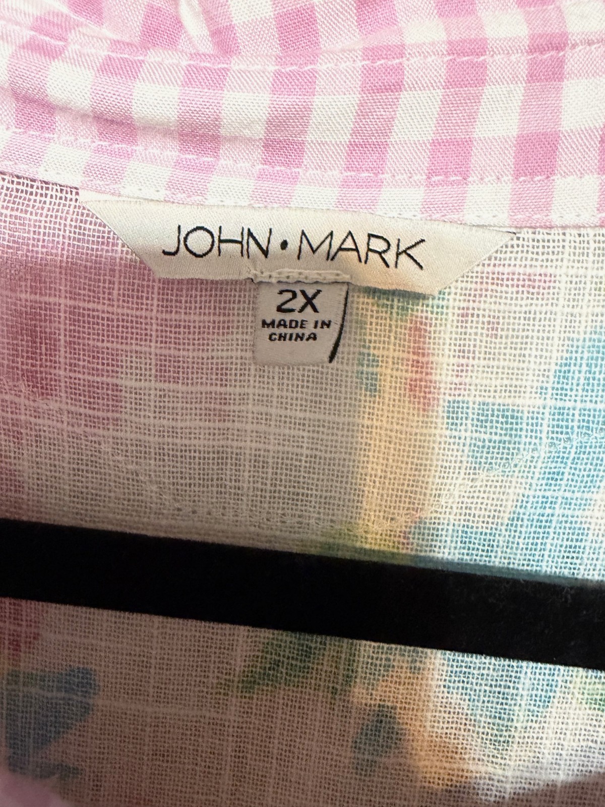John Mark Cottagecore Patchwork Embroidered Top W… - image 4