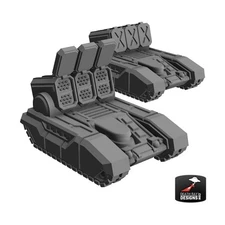 Death Ray Designs Mini Monarch Missile Carrier Pack New