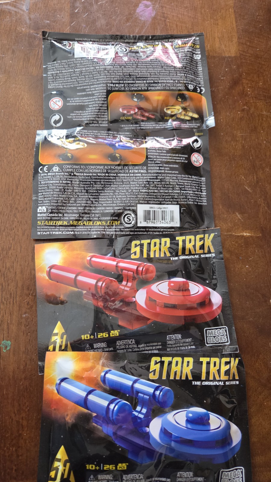 Star Trek USS Enterprise Original Series Mega Bloks SDCC 201