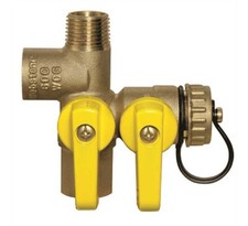 Webstone 41672 EXPANSION TANK SERVICE VALVE, 1/2 IN Brass