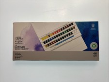 Winsor  Newton Cotman Watercolour Studio Paint 46pc Half Pan Set 0390471