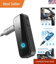 Portable Bluetooth 5.4 Adapter - 3.5mm Aux Dongle for Wireless Audio Streaming
