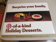 Baskin Robbins ice cream 1980s store sign halloween witch SURPRISE DESSERT 4X