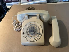 Vintage AT&T Western Electric Bell System Rotary Phone R500 Working 2 Receivers