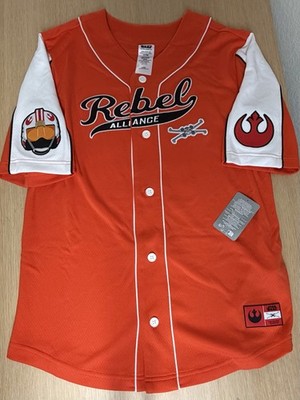  2026 WDW Star Wars Rebel Alliance 77 Baseball Jersey Small -new