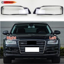 Car Front Headlight Cover Lens Headlamp Shell Fit For Audi A8 S8 D4 D5 2014-2017
