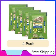  4 pack Feline Pine Original 100 Natural Cat Litter, 20 lb