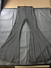 Vintage 90s Y2K Women's Striped Flare Boho 70's Style Bell Bottom Pants
