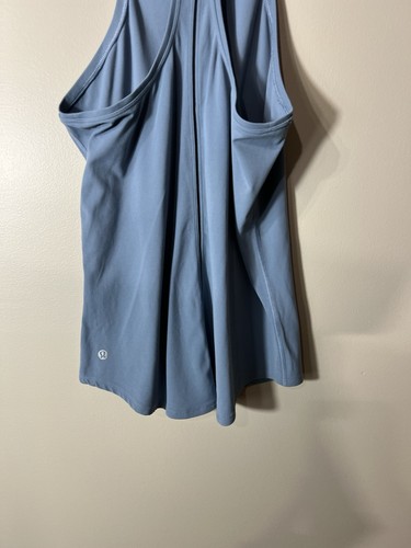 Camiseta sin mangas Lululemon Athletic Yoga Performance gris espalda de afeitar sin etiqueta pequeña - Imagen 6 de 11