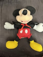 Disney Mickey Mouse Halloween Plush Stuffed Toy Dracula Vampire Design