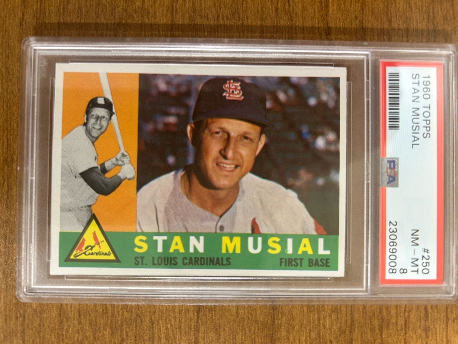 1960 Topps - Stan Musial #250 PSA 8
