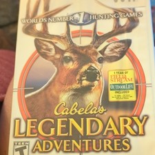 Cabela's Legendary Adventures Nintendo Wii Activision Wii Zapper Compatible