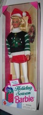 1996 Holiday Barbie Doll NRFB Sp Ed 15581 Ugly Christmas Sweater White Legs NEW