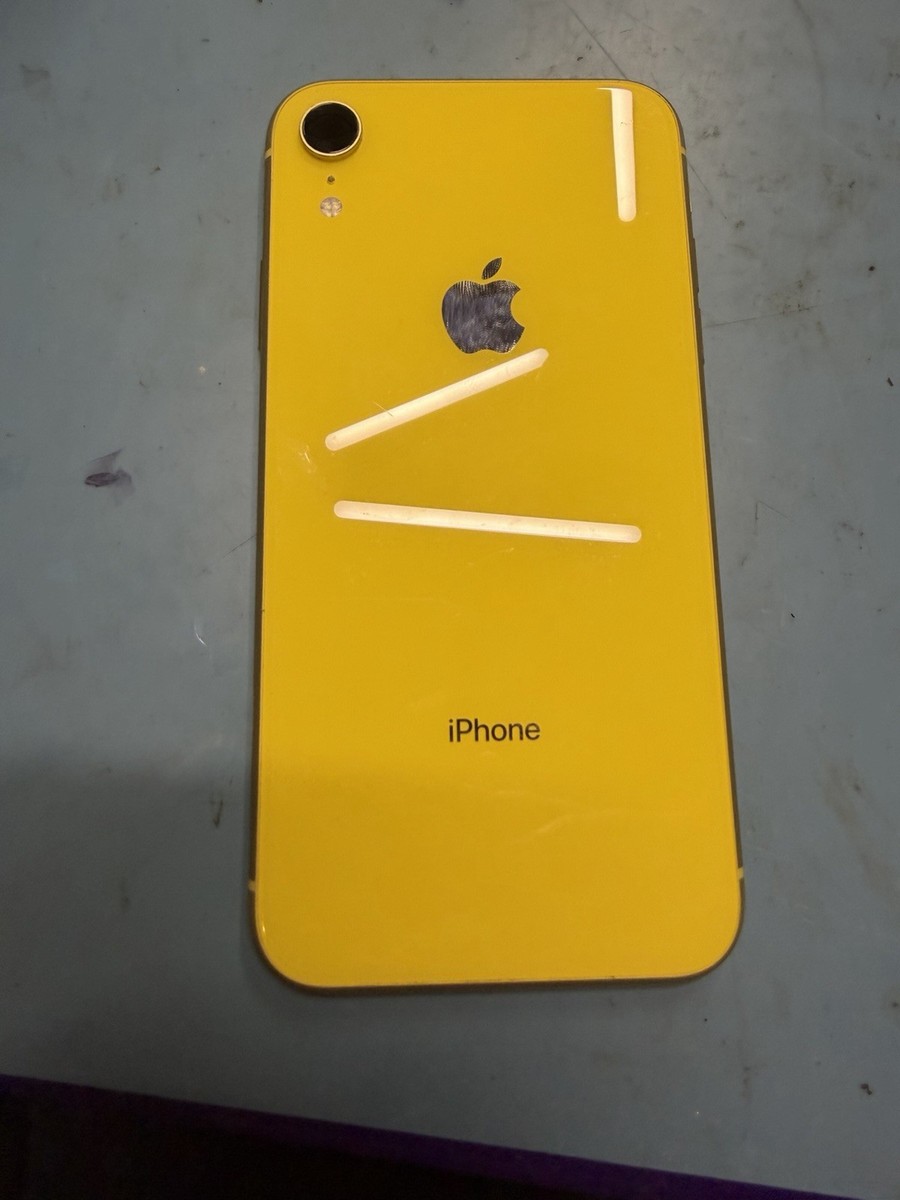 Apple iPhone XR Yellow Genuine OEM Back Housing Frame Replacement