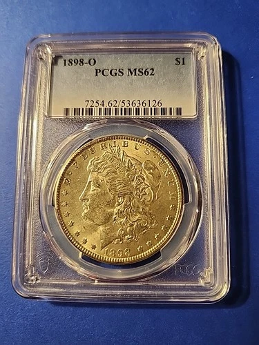 1898-O Morgan Silver Dollar PCGS MS62