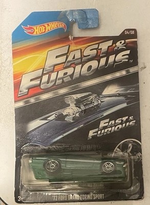 Hot Wheels Fast & Furious '72 Ford Grand Torino Sport Green 04/08 2014 Issue
