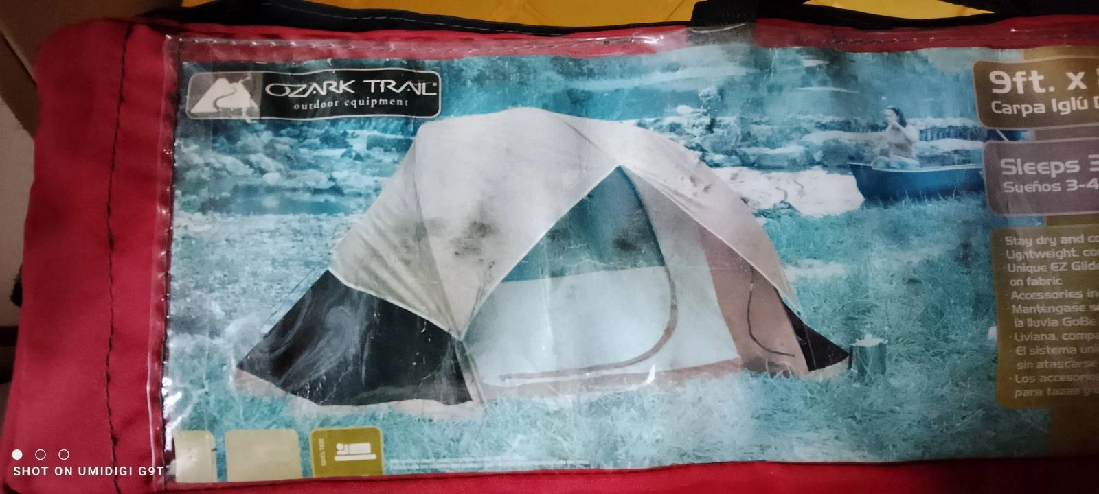 Ozark Trail 3-4 Person 8' x 9’ Sport Dome Tent