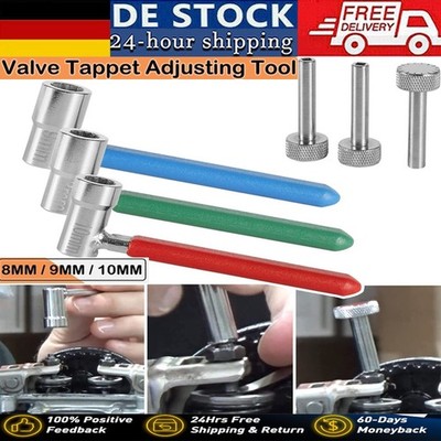 Valve Tappet Adjusting Wrench Tool Kit For Most Motorcycles ATVs & Small Engine