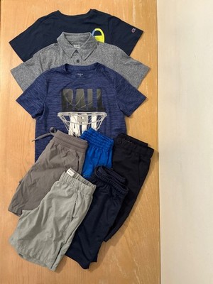 Reebok, Champion, Xersion, Others Boys Clothing Lot of 8 Size 10-12, 12