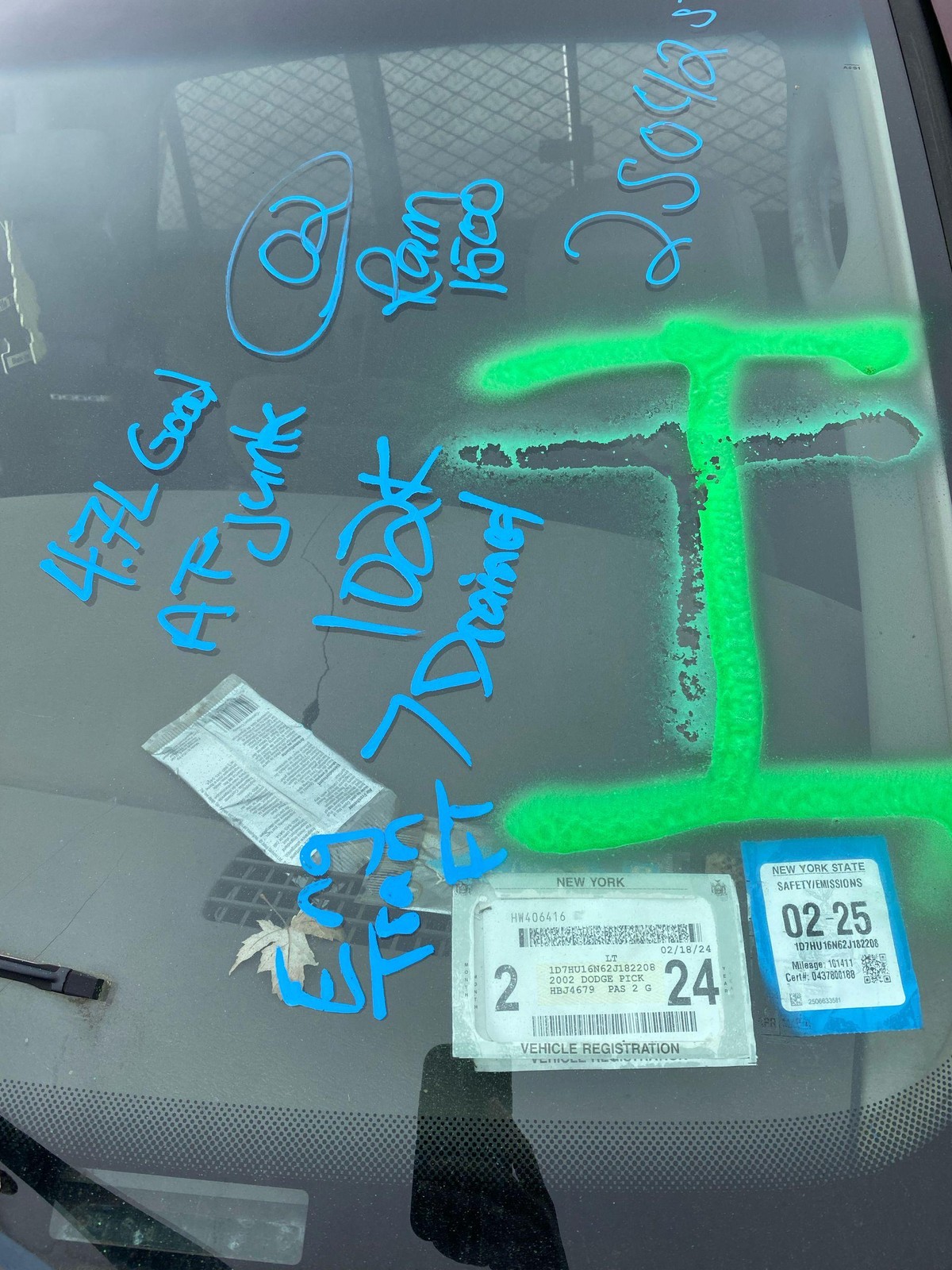 02 03 DODGE PICKUP 1500 Transfer Case