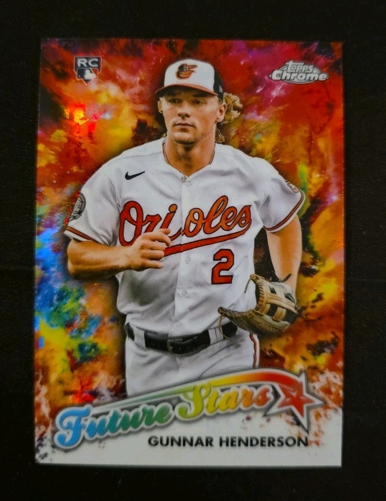 2023 Topps Chrome Gunnar Henderson Future Stars RC Rookie #FS-18 Orioles