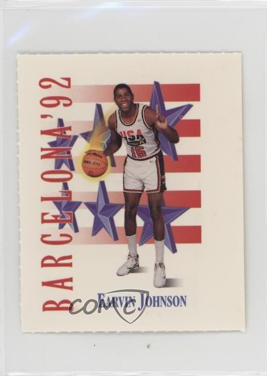 1991-92 Skybox Mark And See Minis Magic Johnson #533 HOF w1s