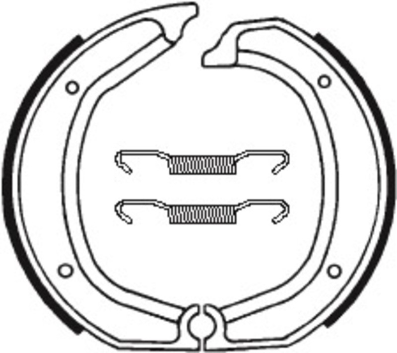 Mâchoires de frein TECNIUM BA139 garniture organique pour moto de route standard