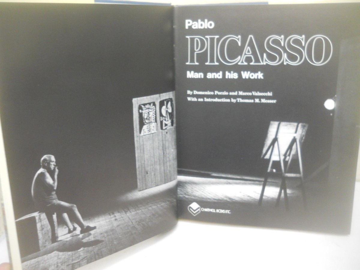 洋書 Pablo Picasso: Man and his Work Pablo Picasso Man and His Work ~ Oversize Art Book VG HCDJ~ Ships