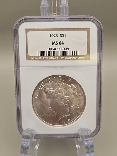 1923 Peace Silver Dollar $1 - NGC MS64