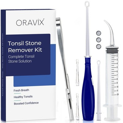 ORAVIX Tonsil Stone Remover Removal Kit 7 Piece Set