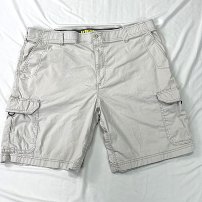 Lee Extreme Motion Cargo Shorts Mens 42 X 9 Performance Stretch Comfort Casual