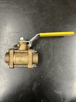 Apollo 1  Sweat Bronze 3 Piece Full Port Ball Valve