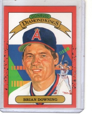 1990 Donruss - Diamond Kings Brian Downing #10