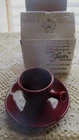 Fiesta Cinnabar AD Demitasse Cup And Saucer Stick Handle NWT Sticker & BOX NEW