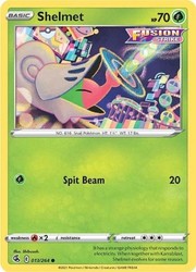 Shelmet 013/264 Reverse Holo Fusion Strike