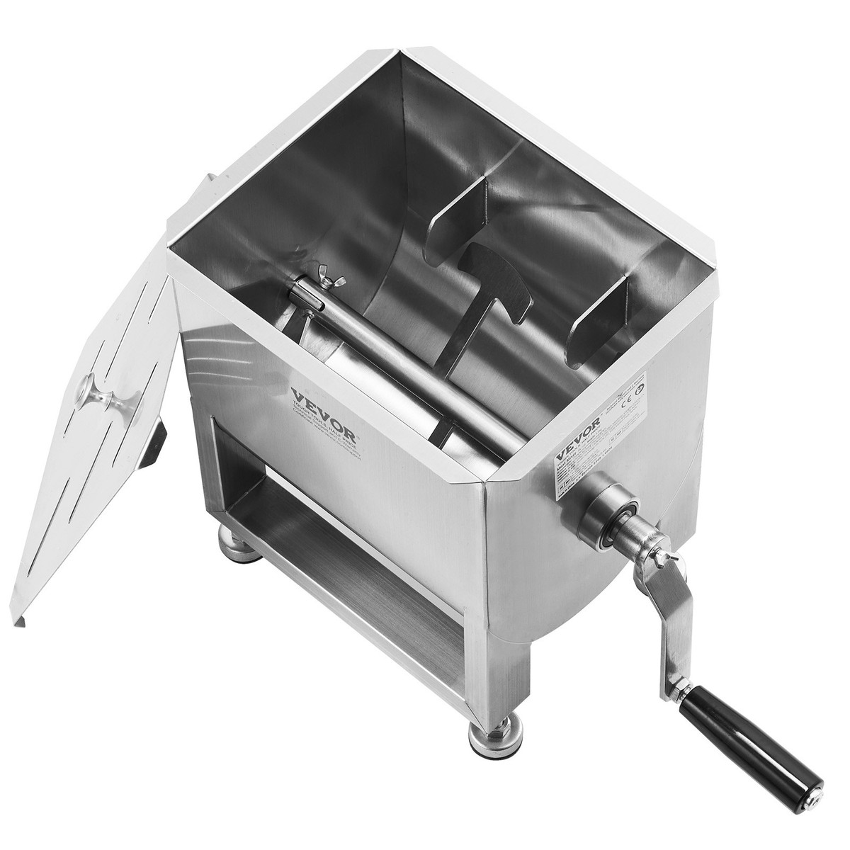 VEVOR Manueller Fleischmischer 15 L – Kippbarer B Produktbild-Vorschau 5