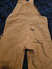 Vintage Carhartt Insulated  Red Lined Double Knee Overalls 36/30 American Made — photo 6