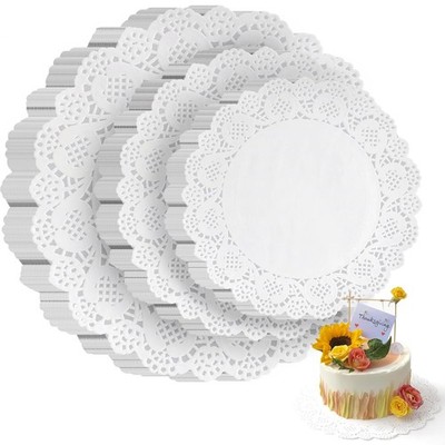 108 PCS Doilies, 6.5, 8.5 and 10.5 inch Lace Doilies for Tables, Round Placem...