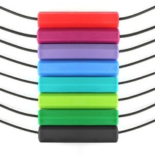 Kauhalskette Tube glatt, Logopädie, Mundmotorik, Kauen, Beißen. ADHS