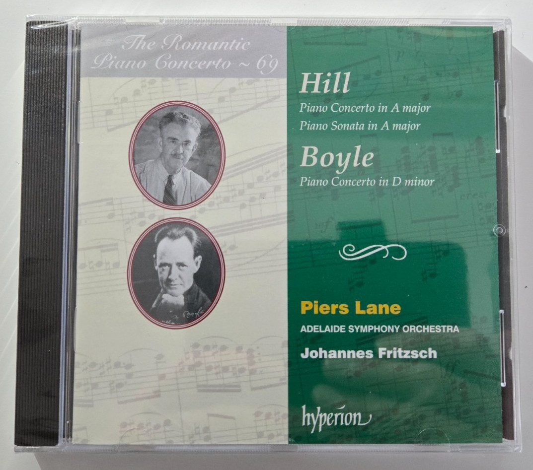 Piers Lane - Romantic Piano Concerto 6  Hill & Boyle - CD NEW & SEALED