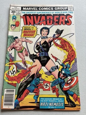 Marvel Comics- The Invaders Wrath Of Warrior Woman! #17 (1977) Good Condition ￼