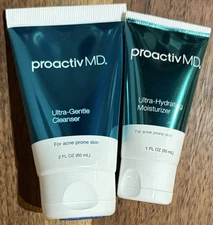 Set Of 2 PROACTIV MD ULTRA GENTLE CLEANSER & HYDRATING MOISTURIZER OPEN NO SEAL