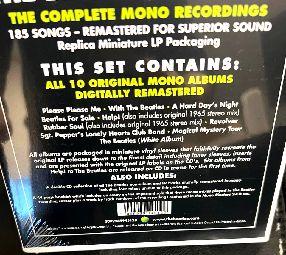 The Beatles In Mono - OFFICIAL 13CD Box Set - NEW & SEALED - Image 2 of 2
