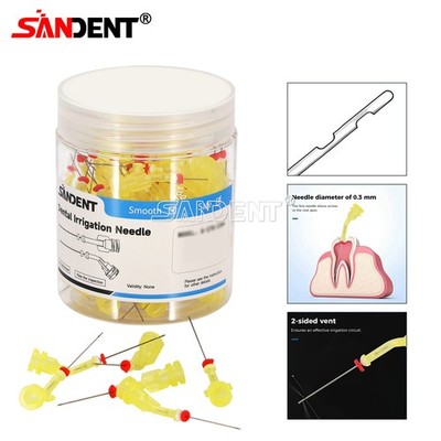 Dental Irrigation Endo Needle Tip Double Side Hole Root Canal Clean Syringe 22MM