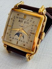 Gübelin 18K Rose Gold Triple Calendar Moonph...