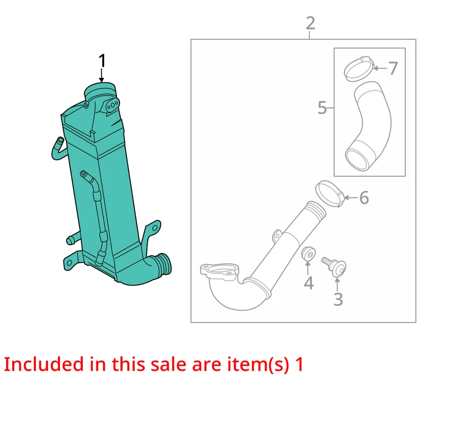 Intercooler 2.0L Fits 12-15 PASSAT 3856337 - Изображение 3 из 4