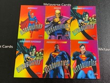 2025 Fleer Ultra Superman Ultrabilities President Superman Lot*6