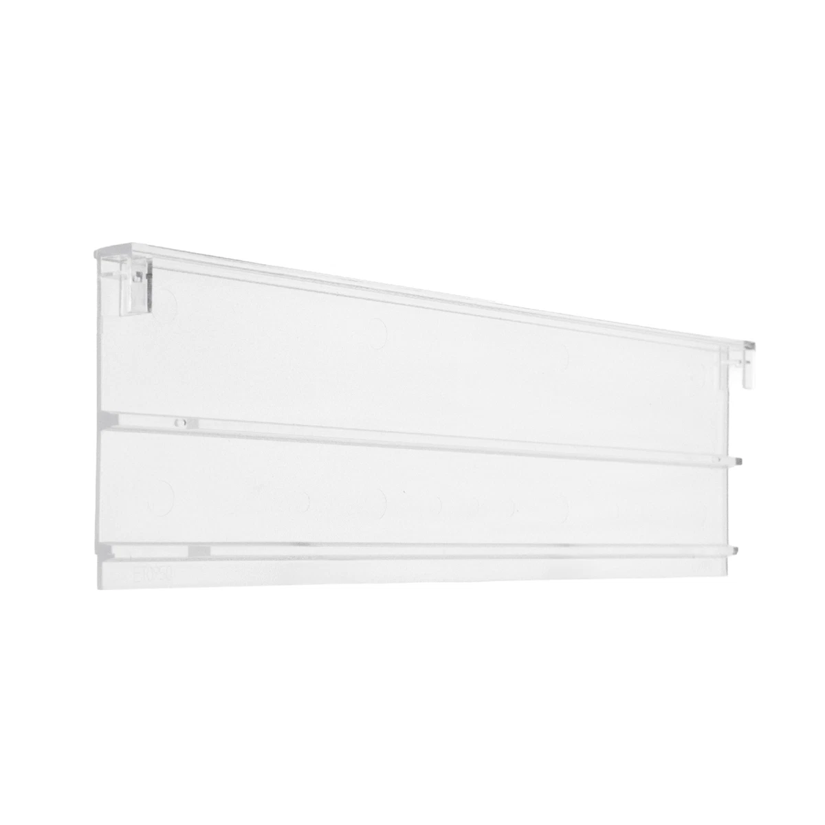 Estante botiquín baño plástico transparente 12.875"x3.625"