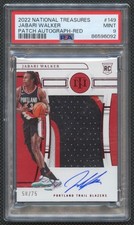 2022-23 National Treasures Jabari Walker Rookie 58/75 Patch Auto RPA PSA 9 Mint