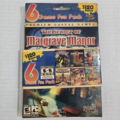 Mumbo Jumbo 6 Game Fun Pack PC CD-ROM Nancy Drew Scarlet Hand Luxor NEW